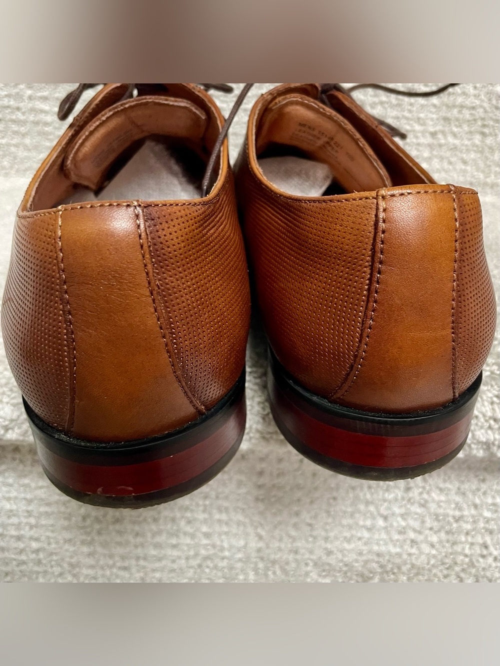 Florsheim Postino Cap Toe Leather Upper Linings Oxford in Congac Men’s Shoes 10D - Picture 4 of 10